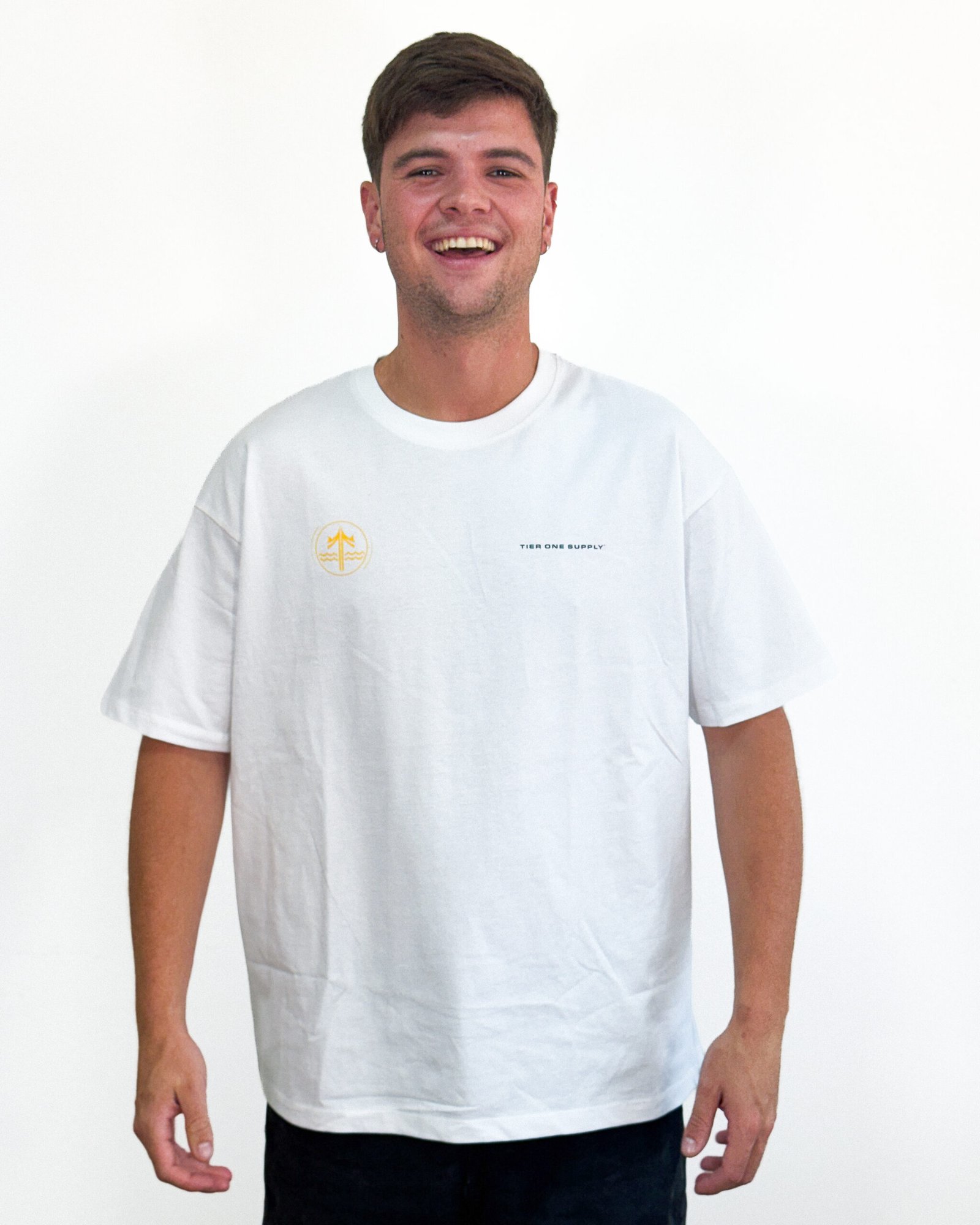 Camiseta Oversize Tier One 360 Service Blanca - Edición Limitada - Imagen 2