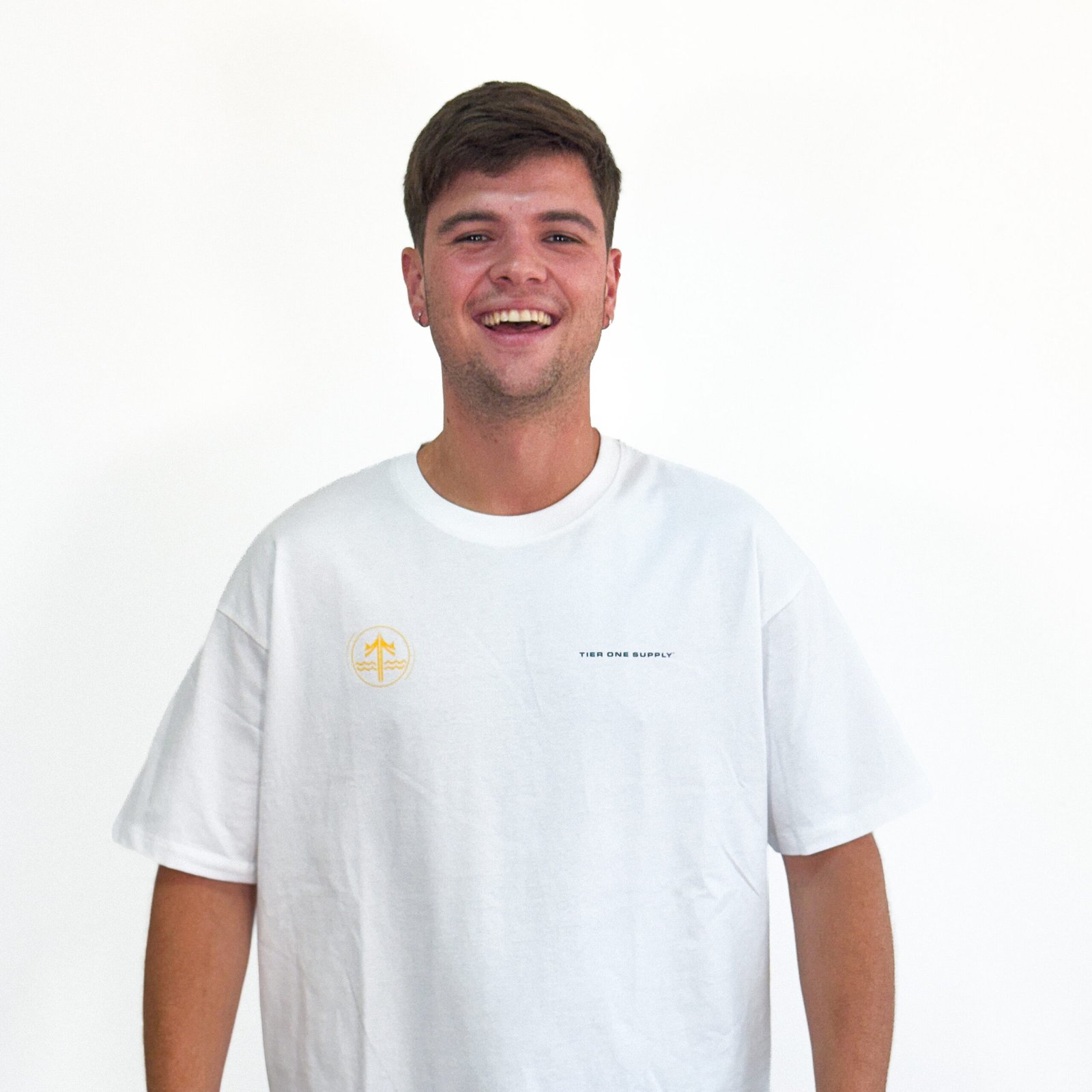 Camiseta Oversize Tier One 360 Service Blanca - Edición Limitada