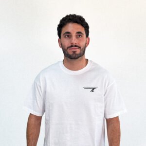 Camiseta Oversize Tier One Supply Blanca - Edición Limitada