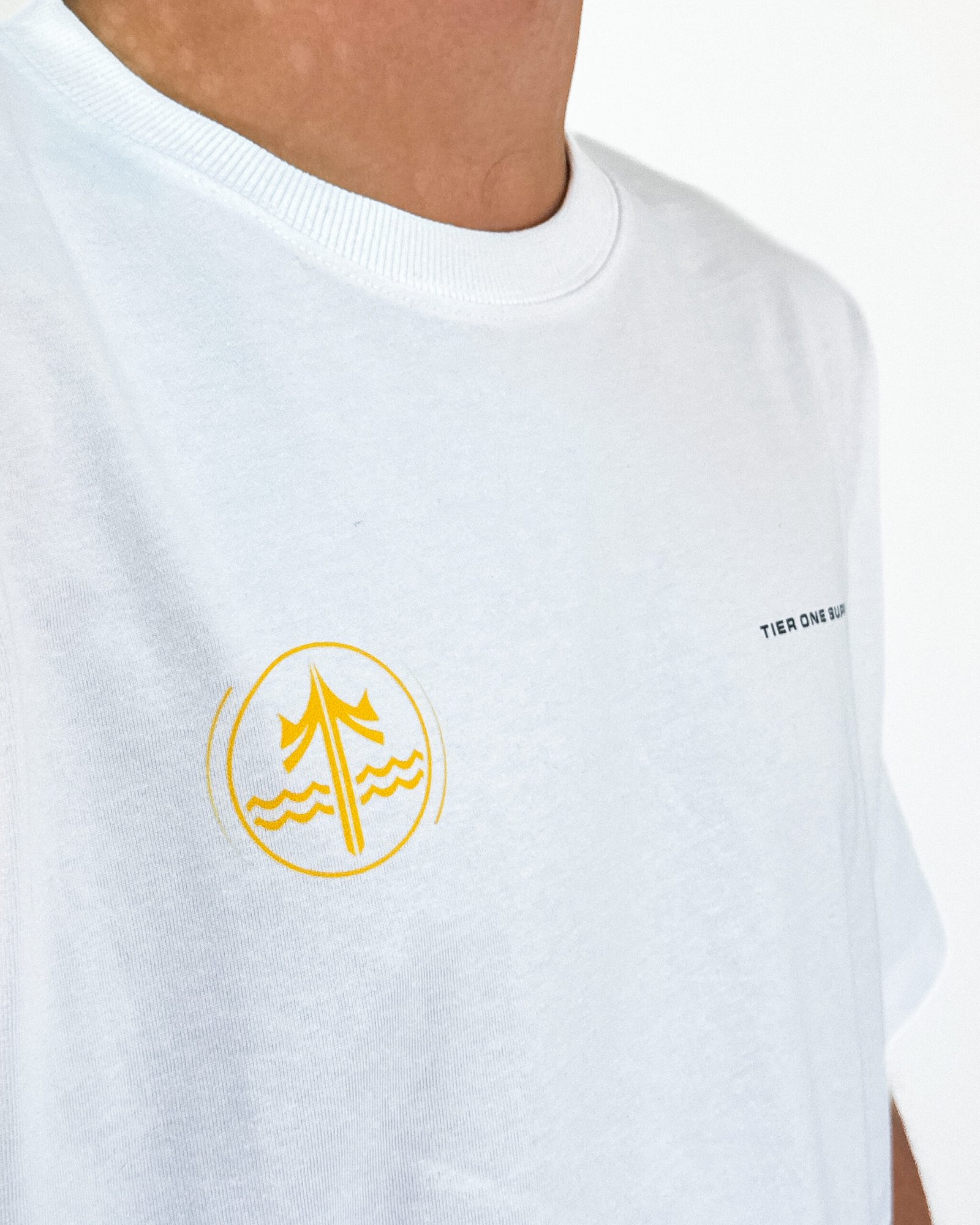 Camiseta Oversize Tier One 360 Service Blanca - Edición Limitada - Imagen 4