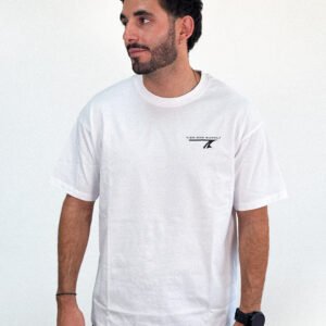 Camiseta Oversize Tier One Supply Blanca - Edición Limitada