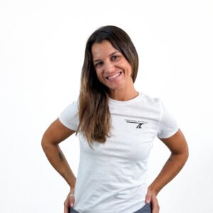 Camiseta Mujer Tier One Supply Blanca - Algodón Orgánico Premium