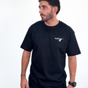 Camiseta Oversize Tier One Supply Negra - Edición Limitada